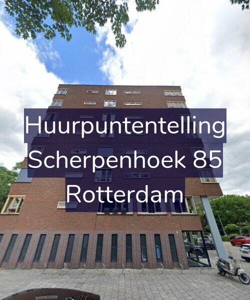 Foto gevel Huurpuntentelling voor Scherpenhoek 85, Rotterdam