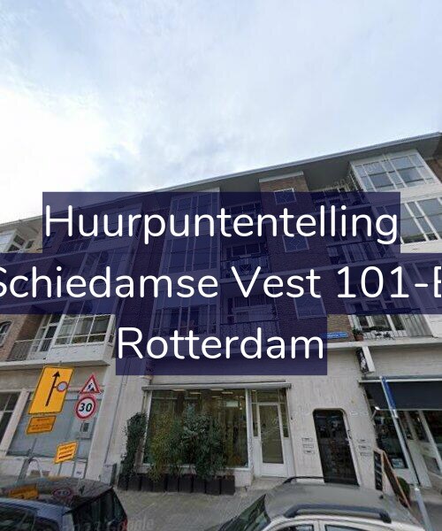 Foto gevel Huurpuntentelling voor Schiedamse Vest 101-B, Rotterdam