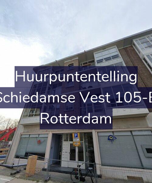Foto gevel Huurpuntentelling voor Schiedamse Vest 105-B, Rotterdam