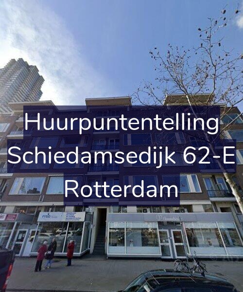 Foto gevel Huurpuntentelling voor Schiedamsedijk 62-E, Rotterdam