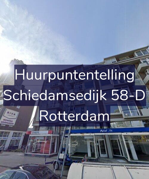 Foto gevel Huurpuntentelling voor Schiedamsedijk 58-D, Rotterdam