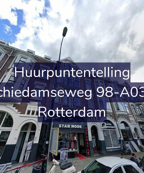 Foto gevel Huurpuntentelling voor Schiedamseweg 98-A03V, Rotterdam