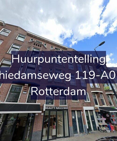 Foto gevel Huurpuntentelling voor Schiedamseweg 119-A01A, Rotterdam