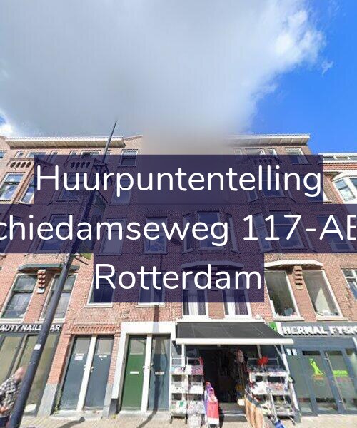 Foto gevel Huurpuntentelling voor Schiedamseweg 117-ABE, Rotterdam