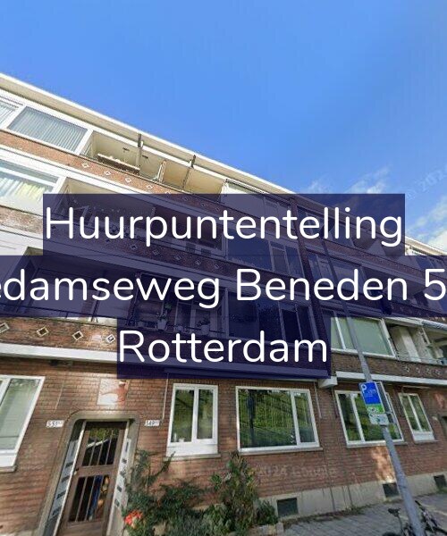 Foto gevel Huurpuntentelling voor Schiedamseweg Beneden 549-D, Rotterdam