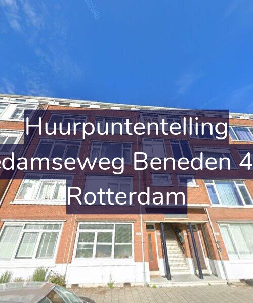 Foto gevel Huurpuntentelling voor Schiedamseweg Beneden 497-D, Rotterdam