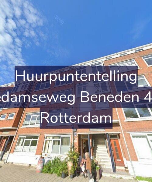 Foto gevel Huurpuntentelling voor Schiedamseweg Beneden 489-C, Rotterdam