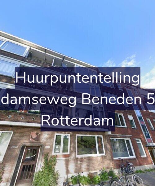 Foto gevel Huurpuntentelling voor Schiedamseweg Beneden 537-D, Rotterdam