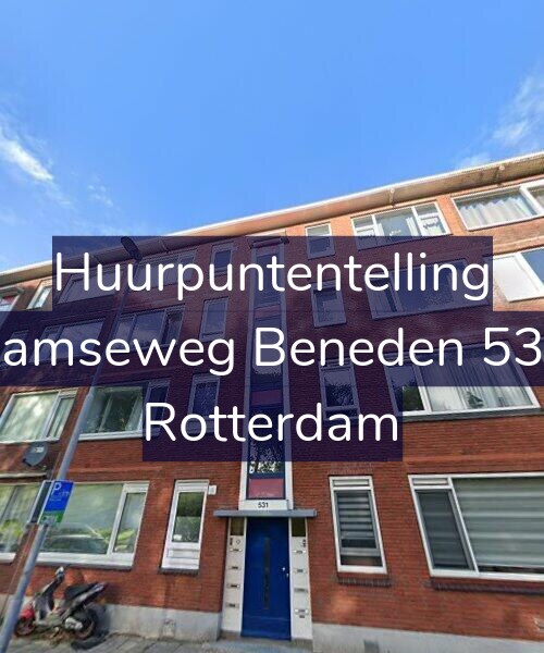 Foto gevel Huurpuntentelling voor Schiedamseweg Beneden 531-BGL, Rotterdam