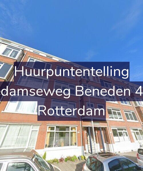 Foto gevel Huurpuntentelling voor Schiedamseweg Beneden 493-D, Rotterdam