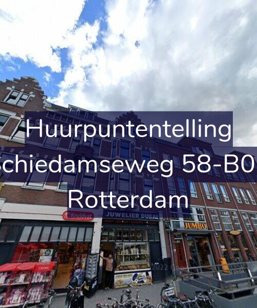 Foto gevel Huurpuntentelling voor Schiedamseweg 58-B02, Rotterdam