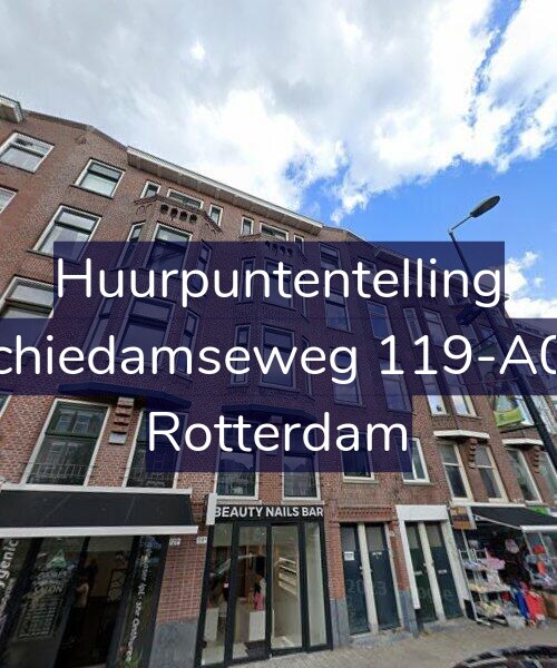 Foto gevel Huurpuntentelling voor Schiedamseweg 119-A01, Rotterdam