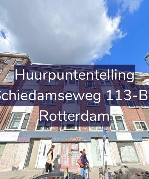 Foto gevel Huurpuntentelling voor Schiedamseweg 113-BE, Rotterdam