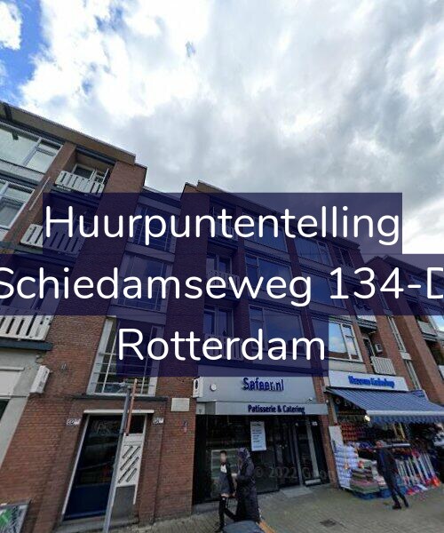 Foto gevel Huurpuntentelling voor Schiedamseweg 134-D, Rotterdam