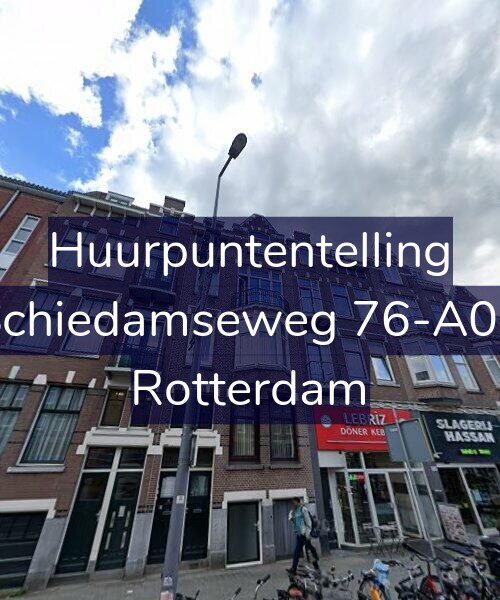 Foto gevel Huurpuntentelling voor Schiedamseweg 76-A01, Rotterdam