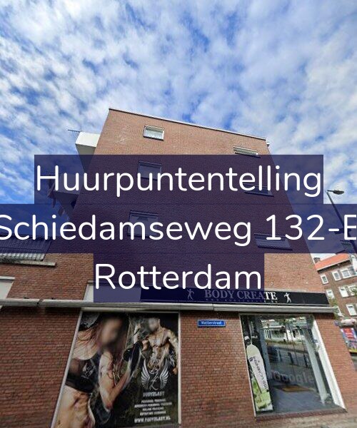 Foto gevel Huurpuntentelling voor Schiedamseweg 132-B, Rotterdam