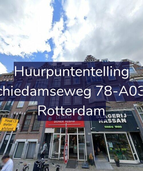 Foto gevel Huurpuntentelling voor Schiedamseweg 78-A03A, Rotterdam