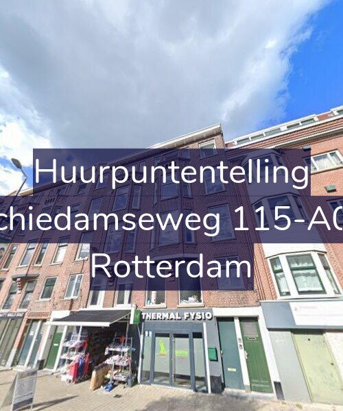 Foto gevel Huurpuntentelling voor Schiedamseweg 115-A02, Rotterdam