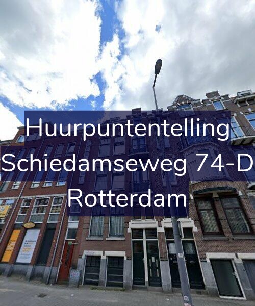 Foto gevel Huurpuntentelling voor Schiedamseweg 74-D, Rotterdam