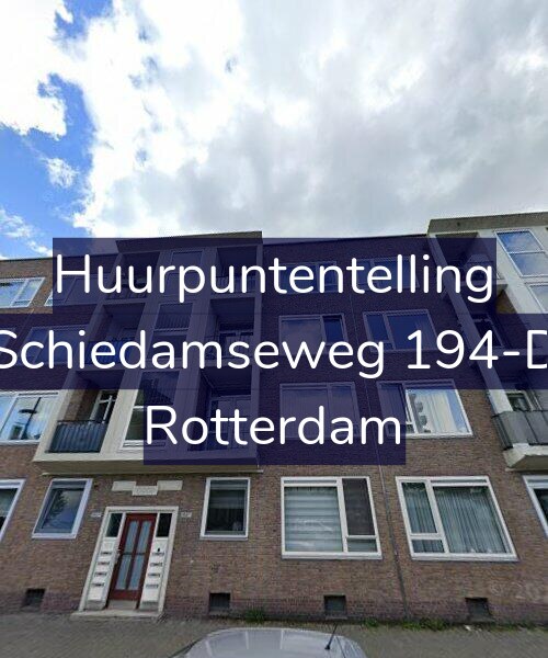 Foto gevel Huurpuntentelling voor Schiedamseweg 194-D, Rotterdam