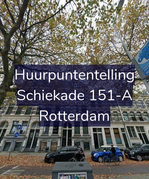 Foto gevel Huurpuntentelling voor Schiekade 151-A, Rotterdam