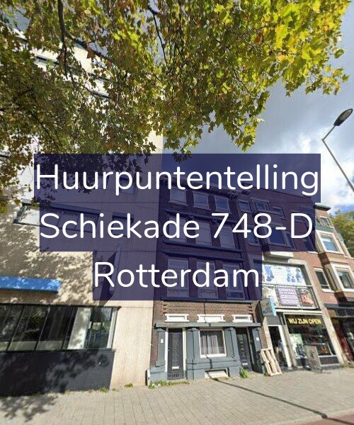 Foto gevel Huurpuntentelling voor Schiekade 748-D, Rotterdam