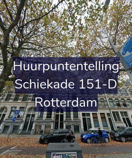 Foto gevel Huurpuntentelling voor Schiekade 151-D, Rotterdam