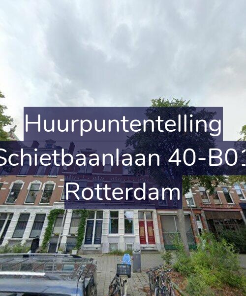 Foto gevel Huurpuntentelling voor Schietbaanlaan 40-B01, Rotterdam