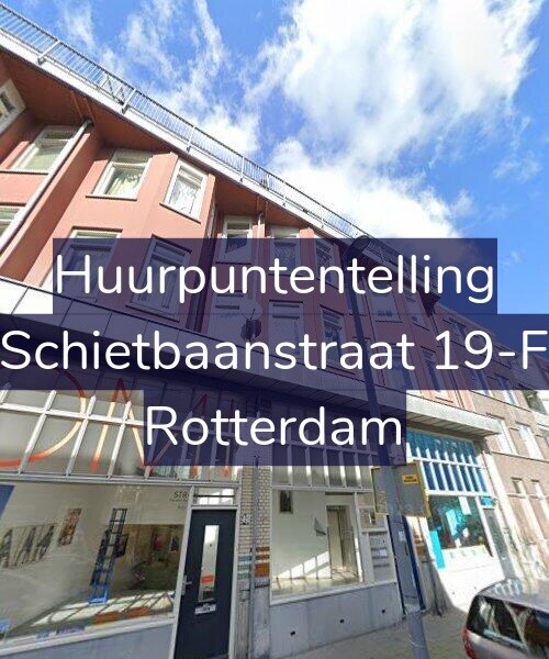 Foto gevel Huurpuntentelling voor Schietbaanstraat 19-F, Rotterdam