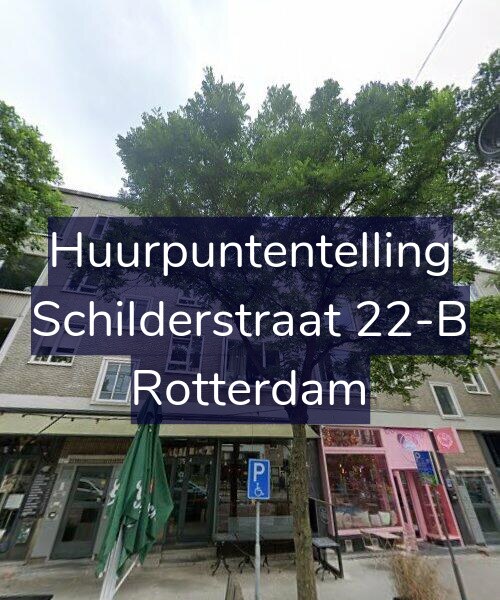 Foto gevel Huurpuntentelling voor Schilderstraat 22-B, Rotterdam