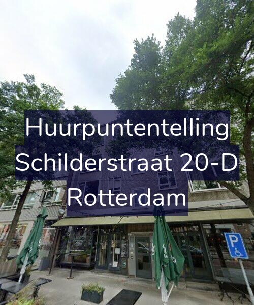 Foto gevel Huurpuntentelling voor Schilderstraat 20-D, Rotterdam
