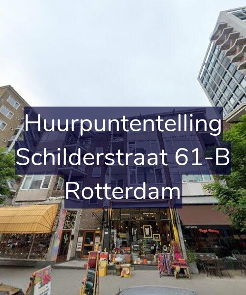 Foto gevel Huurpuntentelling voor Schilderstraat 61-B, Rotterdam