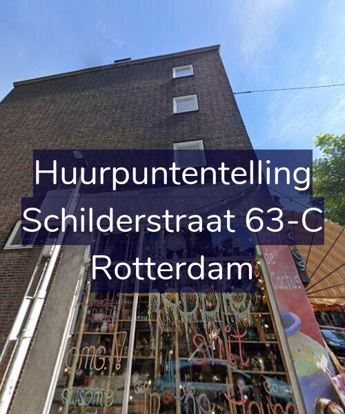 Foto gevel Huurpuntentelling voor Schilderstraat 63-C, Rotterdam