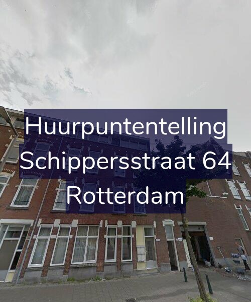 Foto gevel Huurpuntentelling voor Schippersstraat 64, Rotterdam