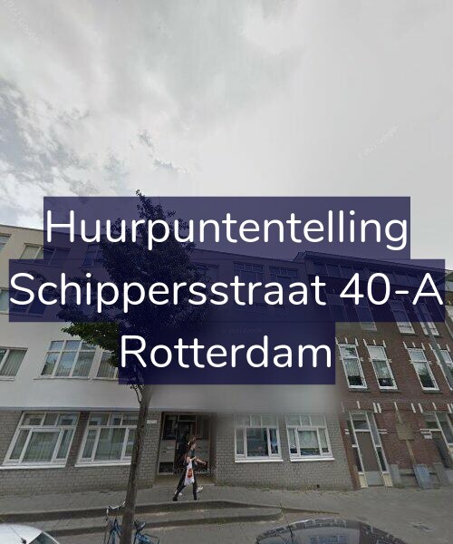 Foto gevel Huurpuntentelling voor Schippersstraat 40-A, Rotterdam