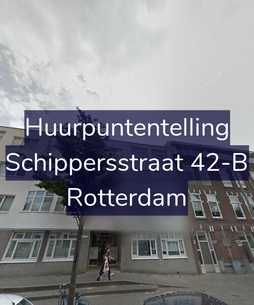 Foto gevel Huurpuntentelling voor Schippersstraat 42-B, Rotterdam