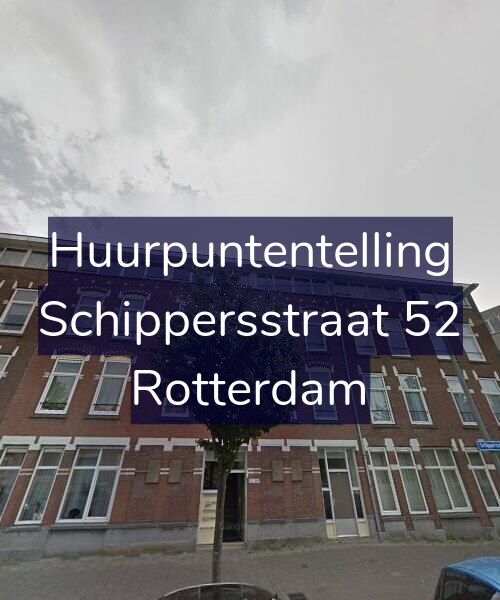 Foto gevel Huurpuntentelling voor Schippersstraat 52, Rotterdam