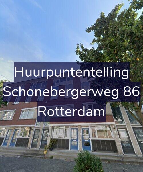 Foto gevel Huurpuntentelling voor Schonebergerweg 86, Rotterdam