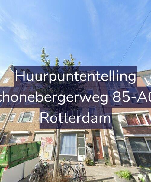 Foto gevel Huurpuntentelling voor Schonebergerweg 85-A02, Rotterdam