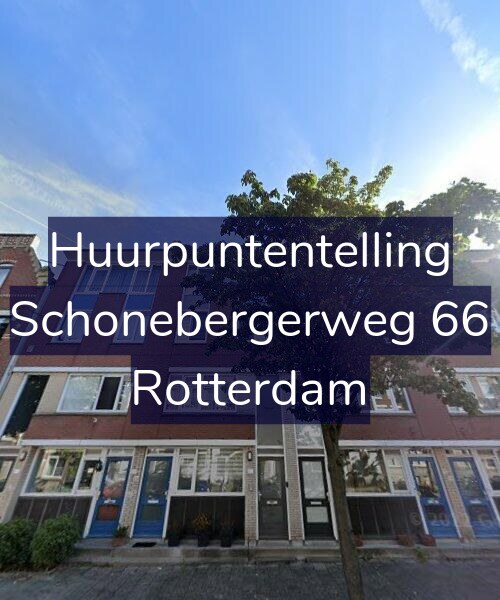 Foto gevel Huurpuntentelling voor Schonebergerweg 66, Rotterdam