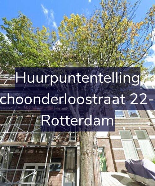 Foto gevel Huurpuntentelling voor Schoonderloostraat 22-A, Rotterdam
