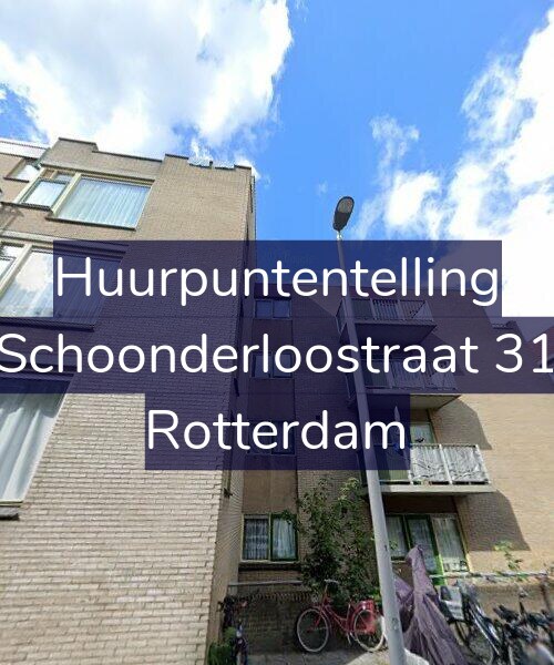Foto gevel Huurpuntentelling voor Schoonderloostraat 31, Rotterdam