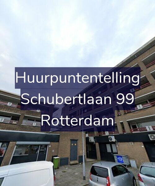 Foto gevel Huurpuntentelling voor Schubertlaan 99, Rotterdam