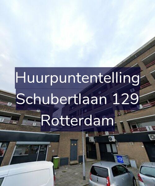 Foto gevel Huurpuntentelling voor Schubertlaan 129, Rotterdam