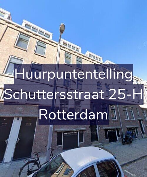 Foto gevel Huurpuntentelling voor Schuttersstraat 25-H, Rotterdam