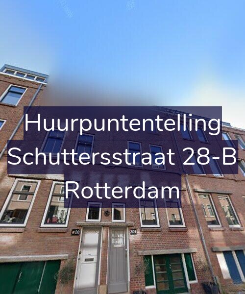 Foto gevel Huurpuntentelling voor Schuttersstraat 28-B, Rotterdam