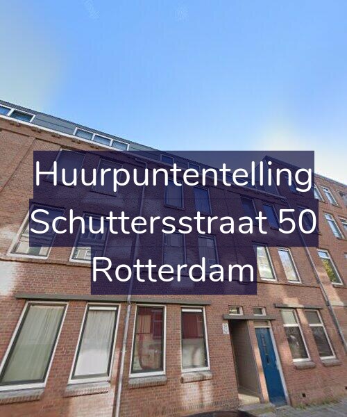 Foto gevel Huurpuntentelling voor Schuttersstraat 50, Rotterdam