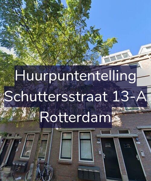 Foto gevel Huurpuntentelling voor Schuttersstraat 13-A, Rotterdam