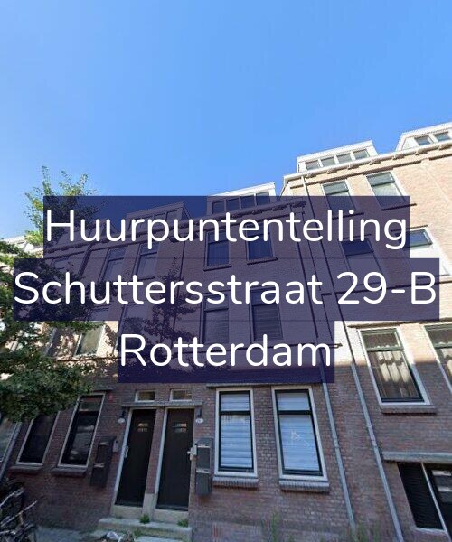 Foto gevel Huurpuntentelling voor Schuttersstraat 29-B, Rotterdam