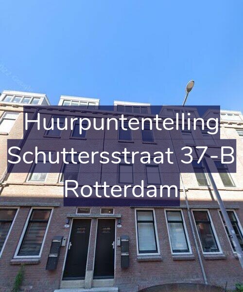 Foto gevel Huurpuntentelling voor Schuttersstraat 37-B, Rotterdam